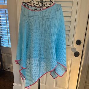 Blue and Pink Women's Cape